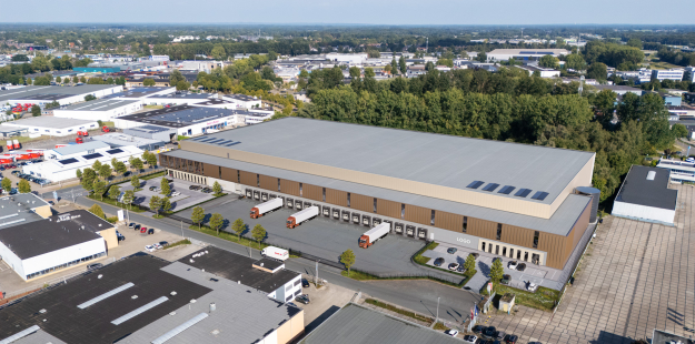 Luchtfoto met Impressie van Londen10 in Deventer