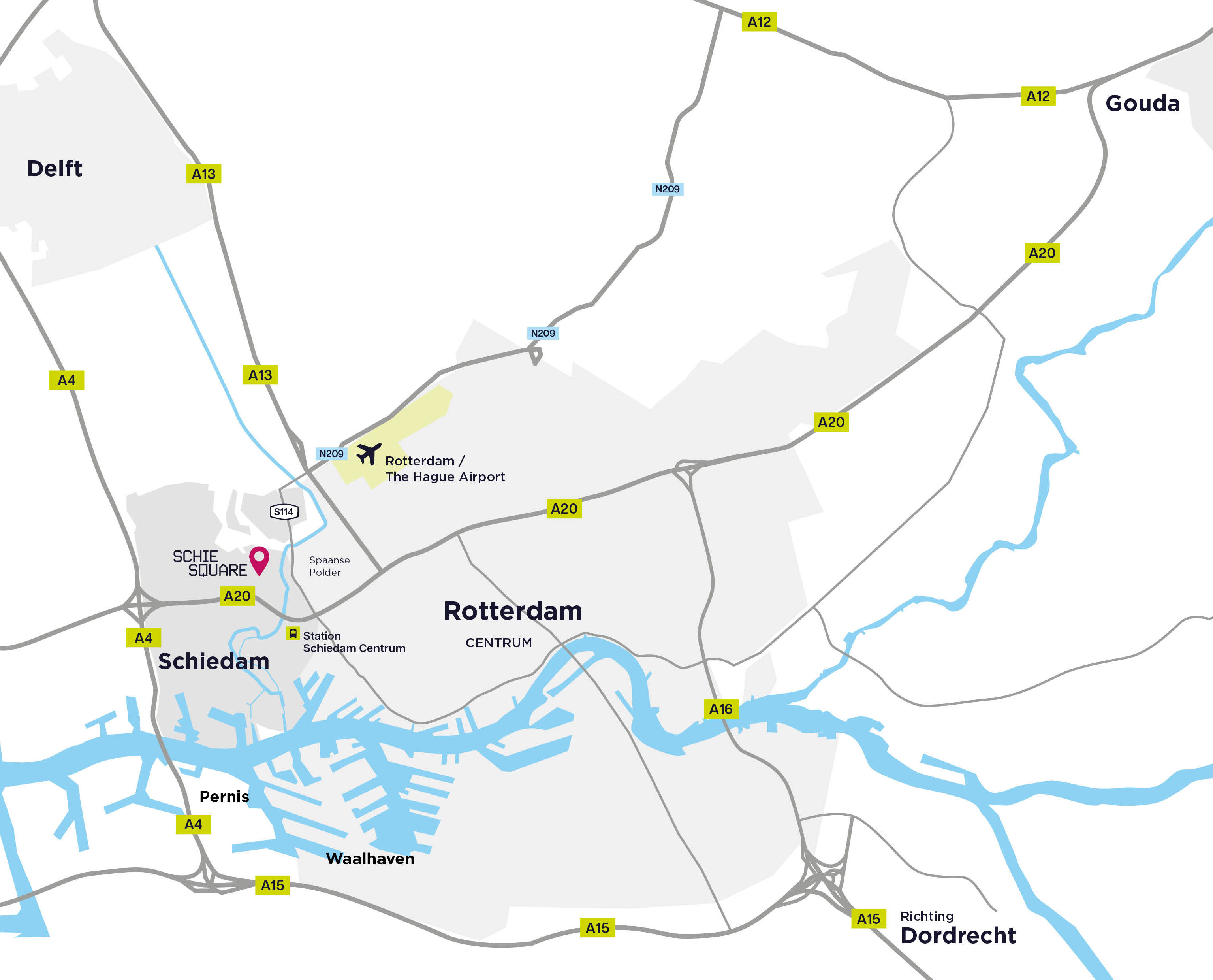 Plattegrond R'dam