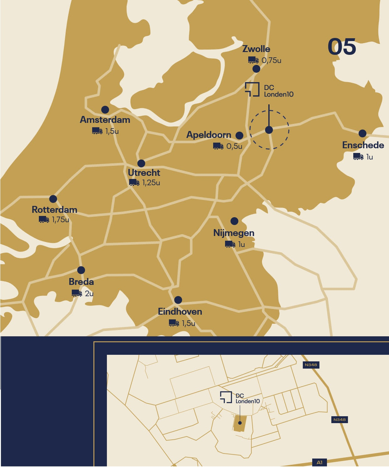 DC Londen10 plattegrond
