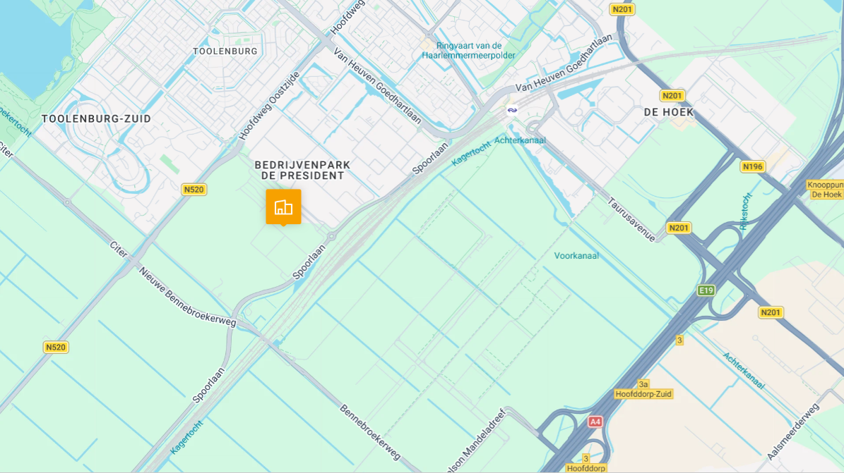 Locatiekaart ABC Triple Square